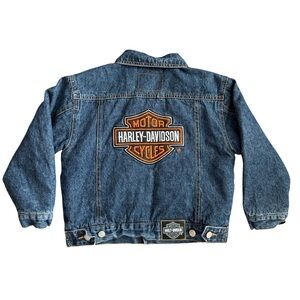 Harley Davidson Denim Jean Kids Jacket